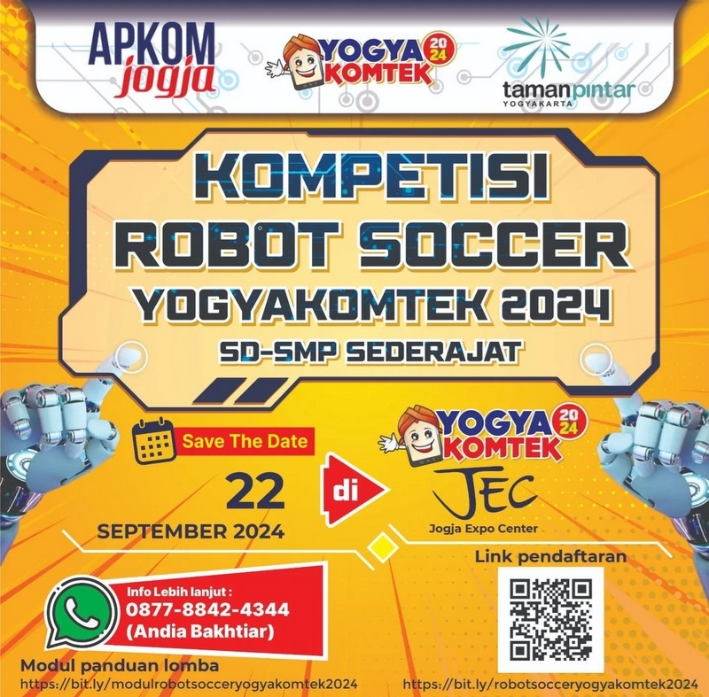 Kompetisi robot Soccer Yogyakomtek 2024