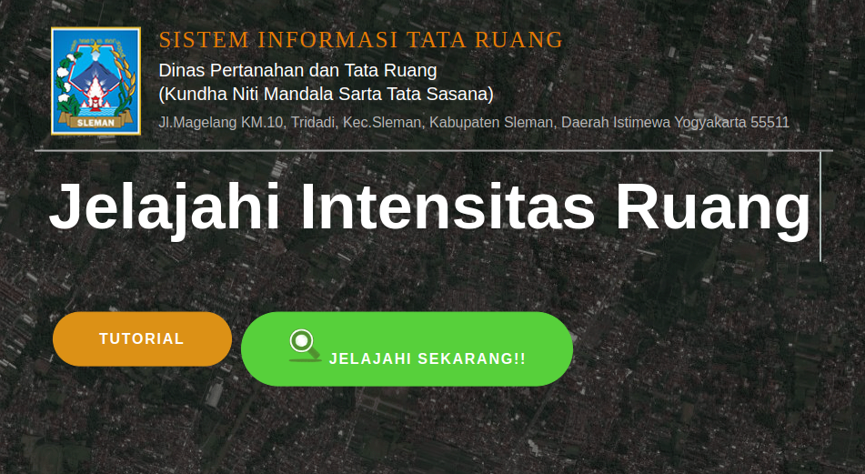 cara cek status lahan hijau sleman via online