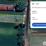 cara mengukur luas tanah secara online pakai google earth